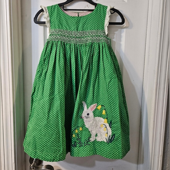 Mini Boden Other - Mini Boden Polka Dot Bunny Dress